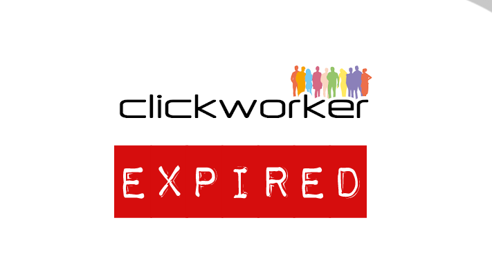 clickworker uhrs account Expired