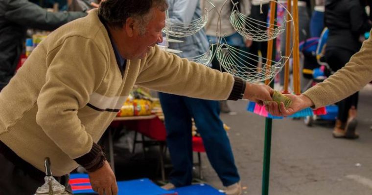 market dropped money