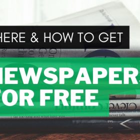 Where how get newspapers for free
