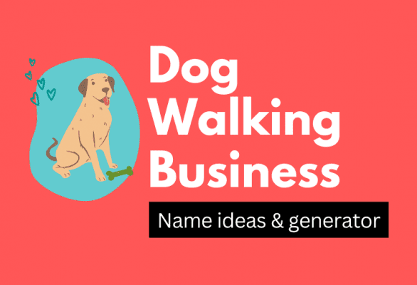 Dog walking business name ideas generator