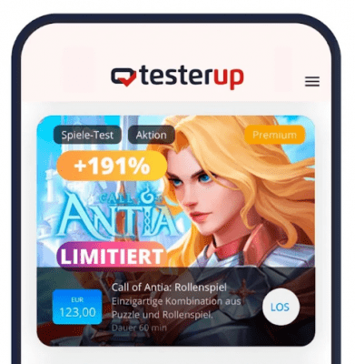 testerup app screenshot