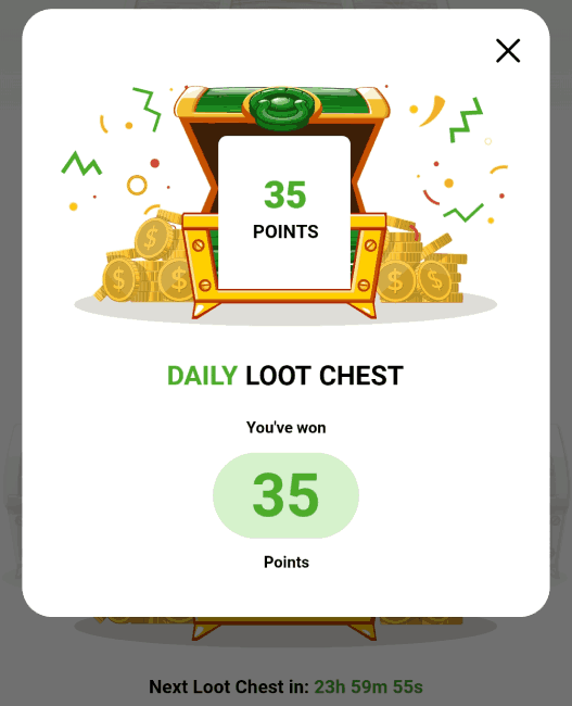 Lootup daily loot chest free points review Lootup daily loot chest free points review