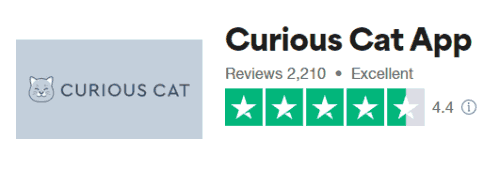 curious cat app trustpilot rating excellent